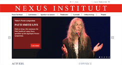 Desktop Screenshot of nexus-instituut.nl