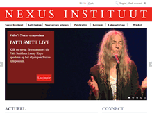 Tablet Screenshot of nexus-instituut.nl